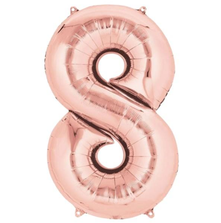 Folyo Balon Rose Gold 8 16 İnç 36 Cm